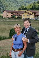 Cascina Rossago (Pv) comunità agricola per giovani persone autistiche diretta da Stefania Uccelli di Nemi. Nella foto  i coniugi Ester e Manlio Ravasini ideatori del progetto Rossago<br>foto Gianluca Moggi/Sestini